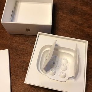 Air pods box and cushions